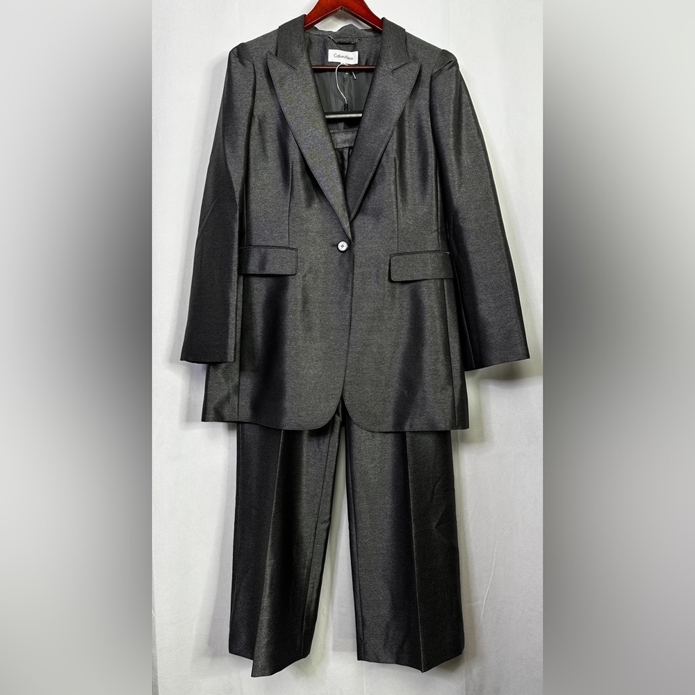 Calvin Klein Black Women's Blazer & Pants Suit